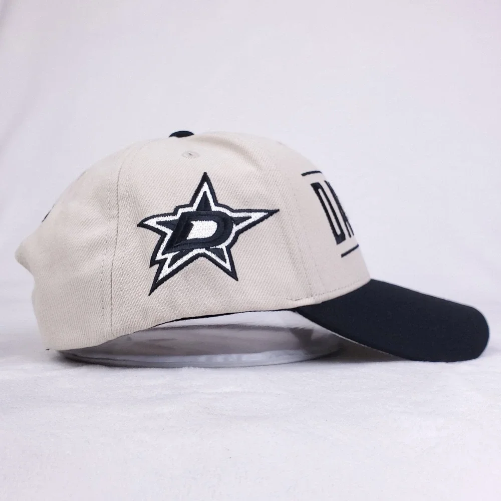 Dallas Stars‎ Mitchell & Ness NHL Pro Fit Snapback Hat Cap Script 3D Logo NWT